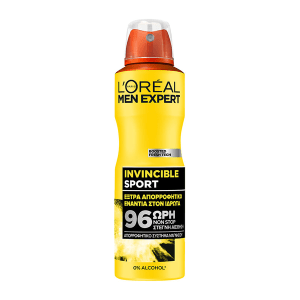 Invincible Sport Αποσμητικό Spray 96ωρη Δράση